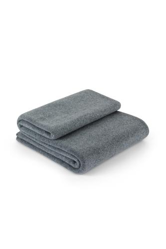 Coincasa κουβέρτα μονή fleece μονόχρωμη 170 x 130 cm - 007217970 Γκρι